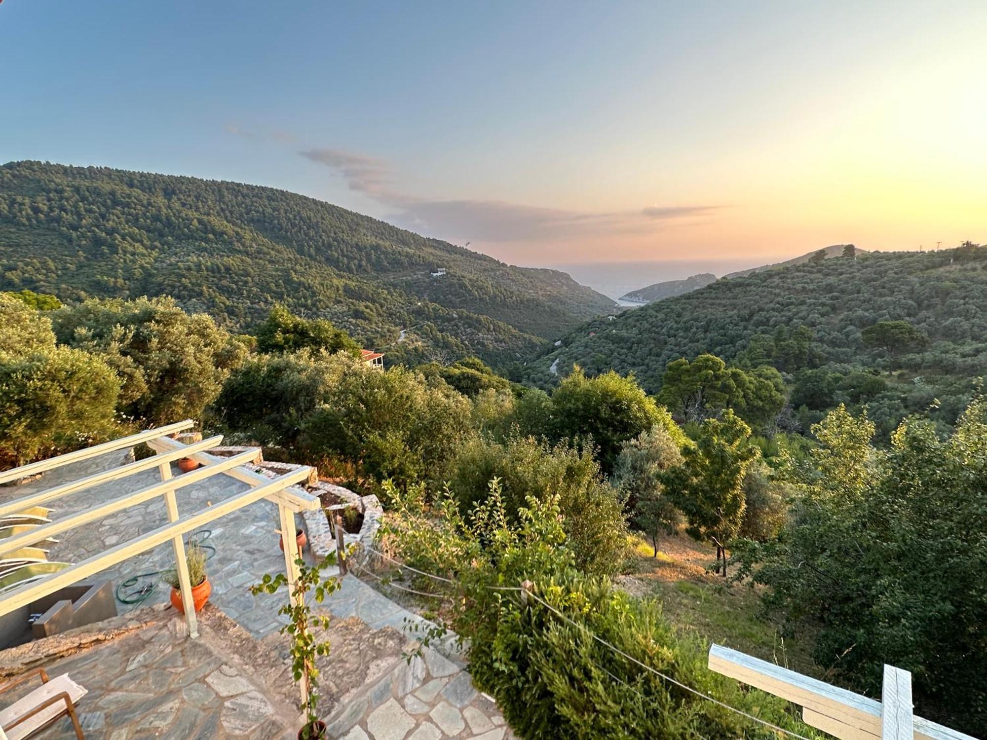 Olive Mill Cottage Skopelos stad Exteriör bild