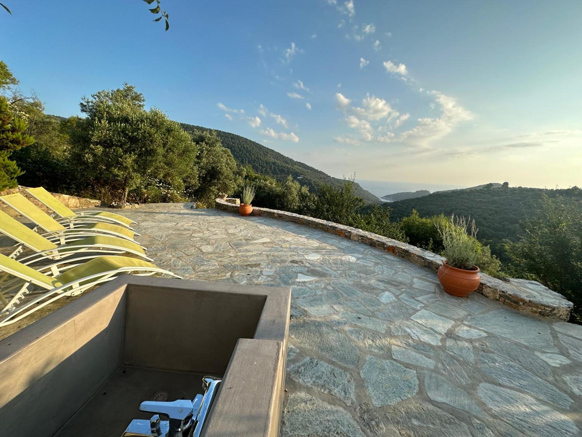 Olive Mill Cottage Skopelos stad Exteriör bild