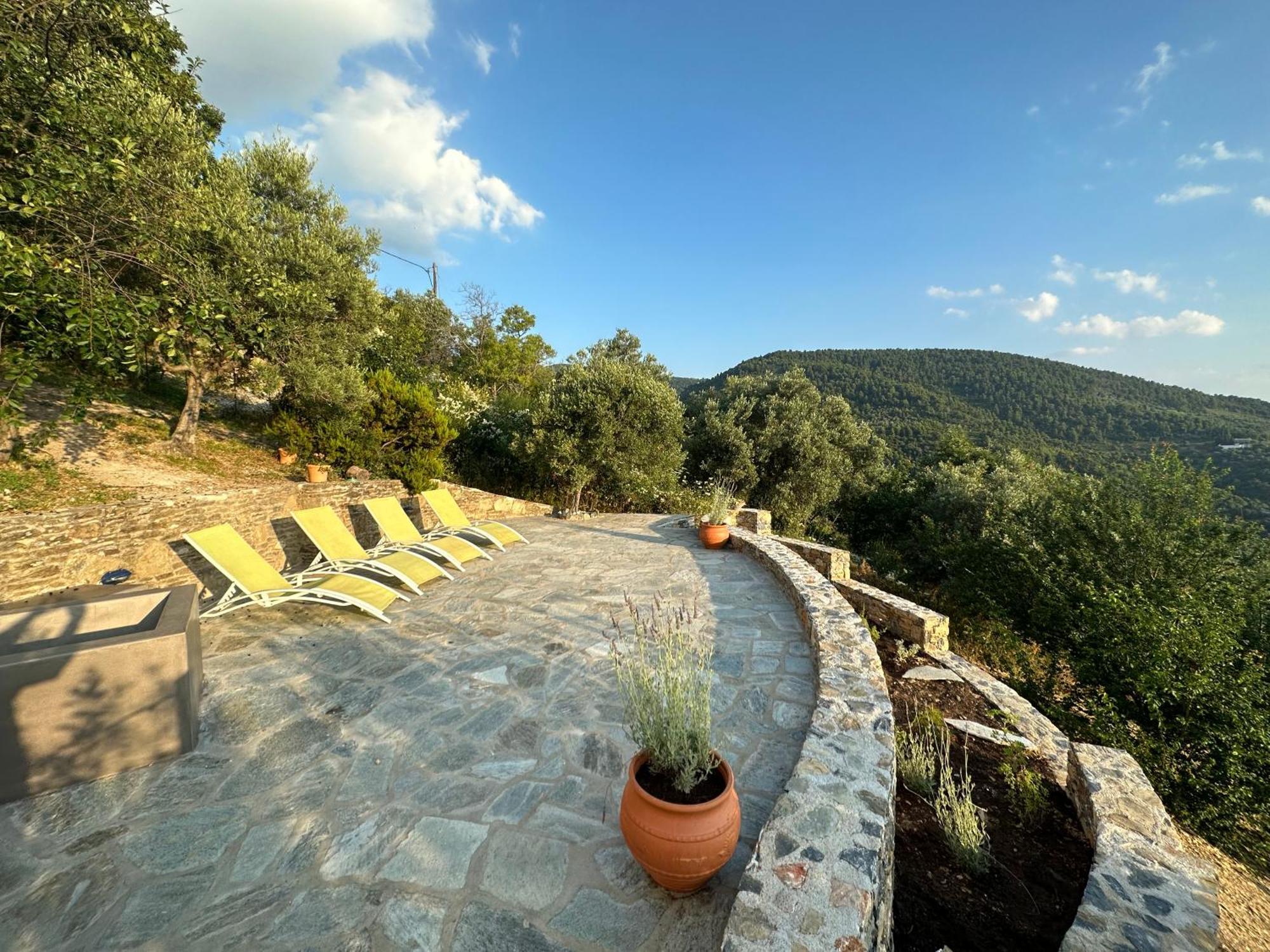 Olive Mill Cottage Skopelos stad Exteriör bild